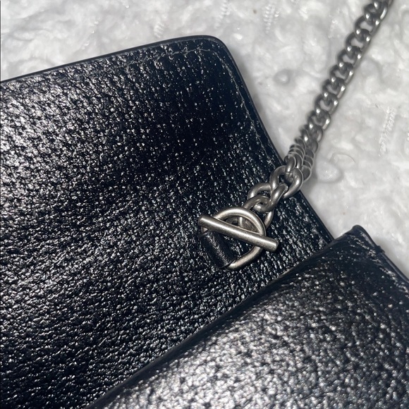 Gucci GG Denim Monogram Super Mini Dionysus Shoulder Crossbody Bag Black 476432 - Picture 11 of 17